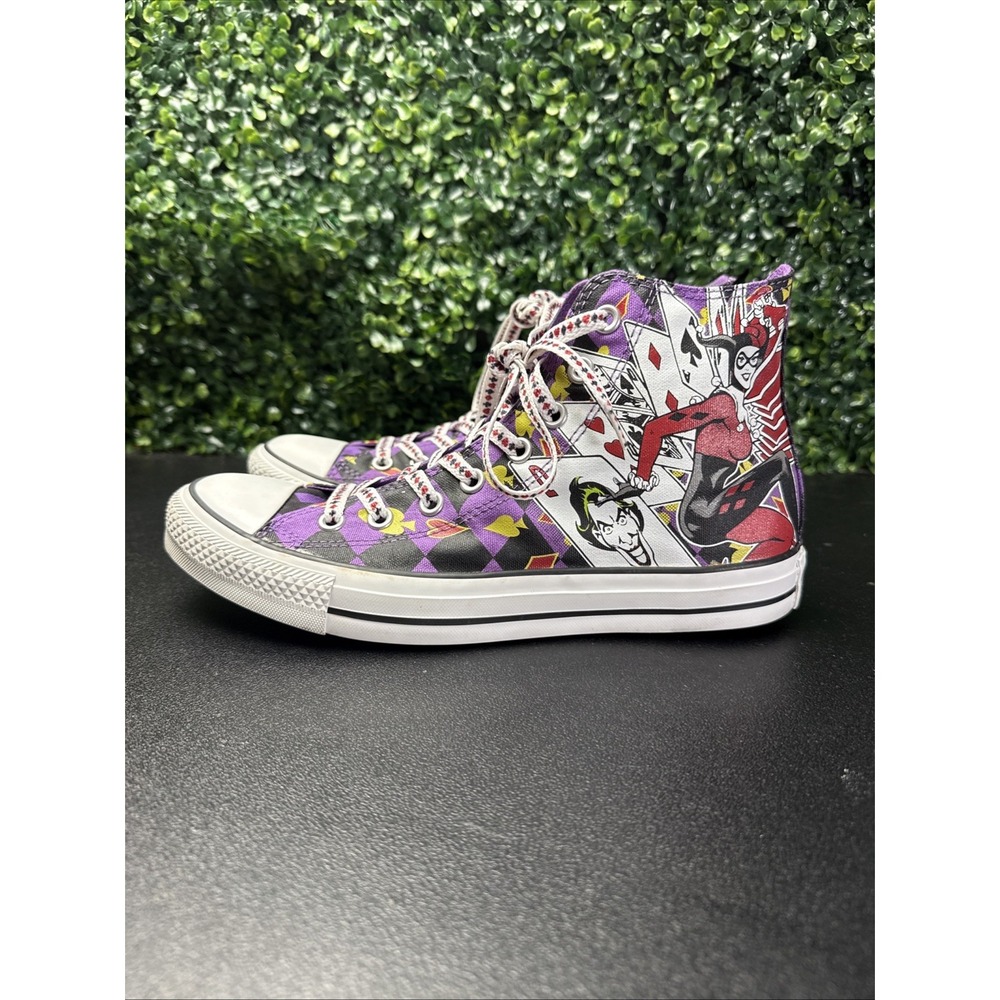 Converse Harley Quinn DC Comics Chuck Taylor Shoes Women's Size 10 Men 8